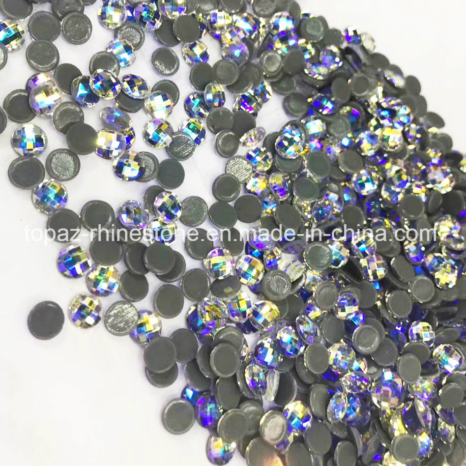 The Best Quality and Hot Sale Sapphire&Citrine All Kinds of Shapes Rhinestone Hot Fix Crystal (TP-sapphire&citrine)