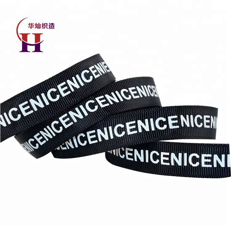 Wholesale 100% Polyester Black Grosgrain Ribbon Imported