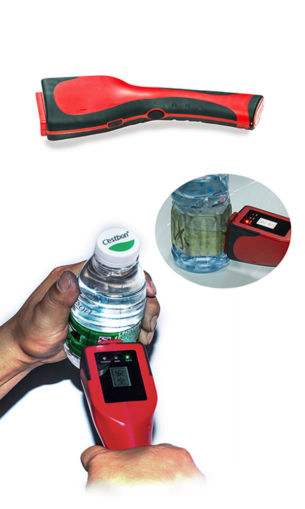 Hand Held Liquid Detector for Train Station to Check Bottle Water