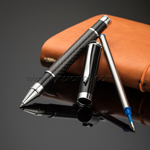Corporate Executive Business Gift Carbon Fiber Metal Gel Pen 62