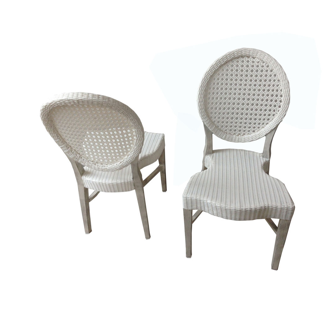 European Style Outdoor Chair Patio Outdoor Rattan Home Hotel Garden Polywood Dining Chair