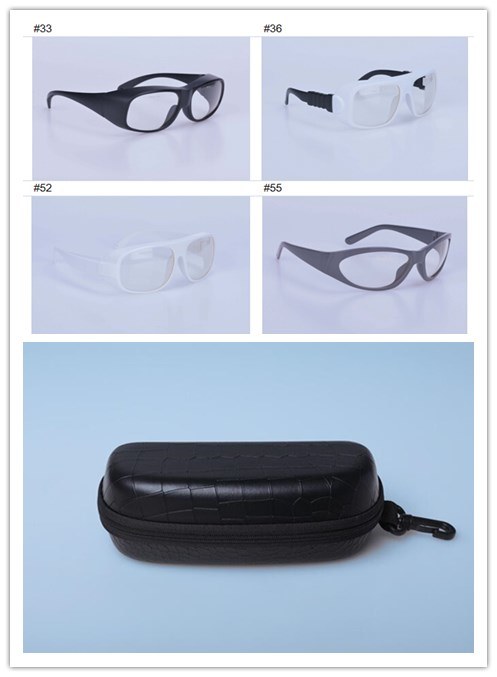 High Protection Laser Protective Glasses for Er Lasers 2780, 2940nm ND YAG Meet CE with Black Colors