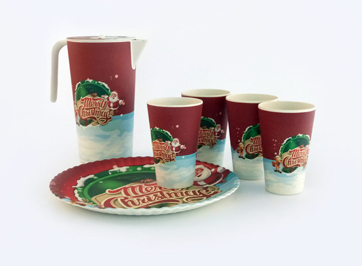 Wholesale Christmas Promotional Bamboo Fiber Coffee Mug Cup