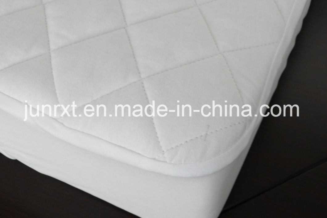 Factory Customized Size Breathable Waterproof Organic Quilted Mattress Protector for Hotel