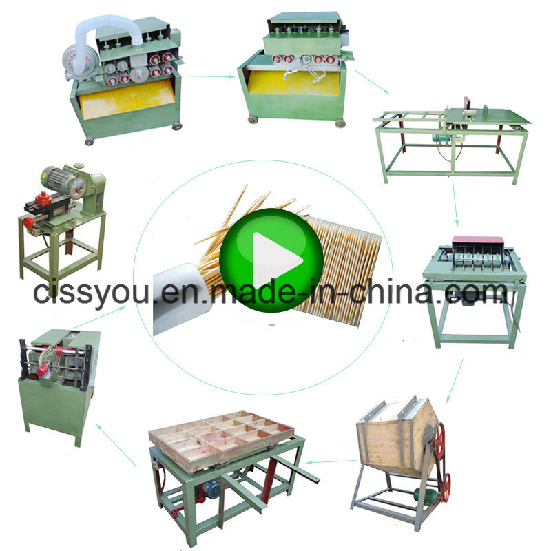 Lower Price Bamboo Toothpick Stick Making Production Machine Line