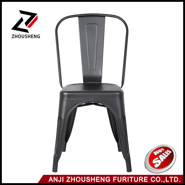 2016 Hot Sale Cafe Furniture Wholesale Dining Chair Vintage with Back Rest