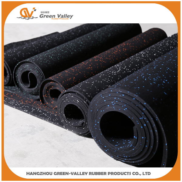 3-18mm Thickness Rubber Floor Rolls Carpets for Gym Sport