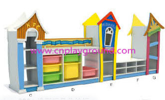 Children Play Toys Storage Cabinet Kindergarten Furniture Sets Hc-3304