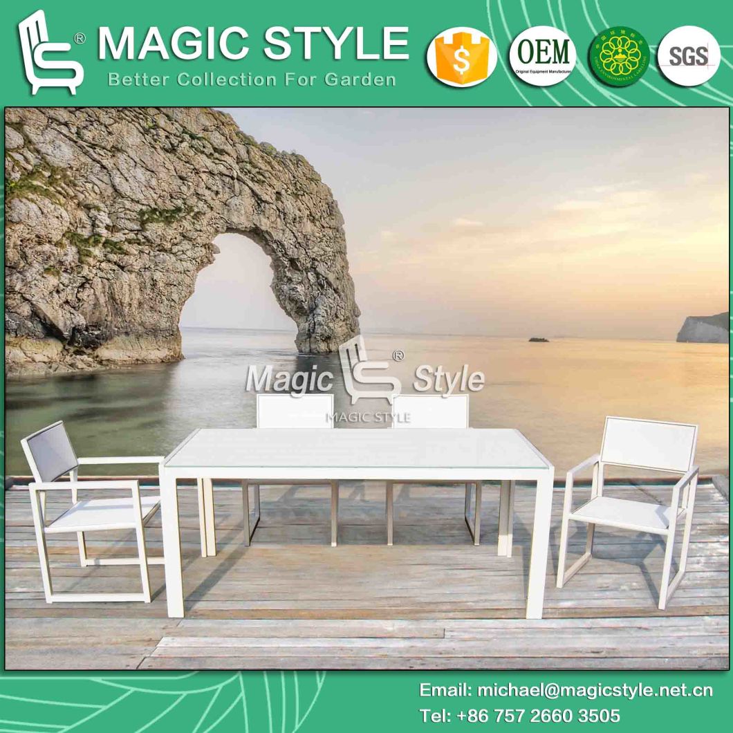 High Quality Sling Chair Outdoor Textile Chair Garden Dining Set (Magic Style) Patio Furniture