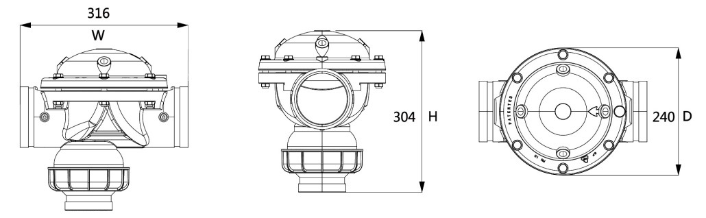 Bsv100s3 Back-Flushing Hydraulic Water Electric Valve /Directional Flow Control Valve