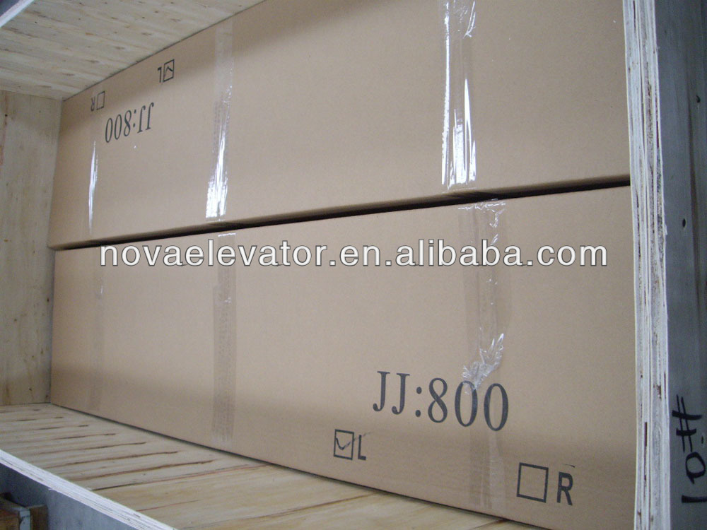 China Puerta De Aterrizaje De Apertura De 2 Paneles Mitsubishi Passenger Vvvf Puerta Automatica De Ascensor Pintado Levante Puerta De Aterrizaje Fabricantes