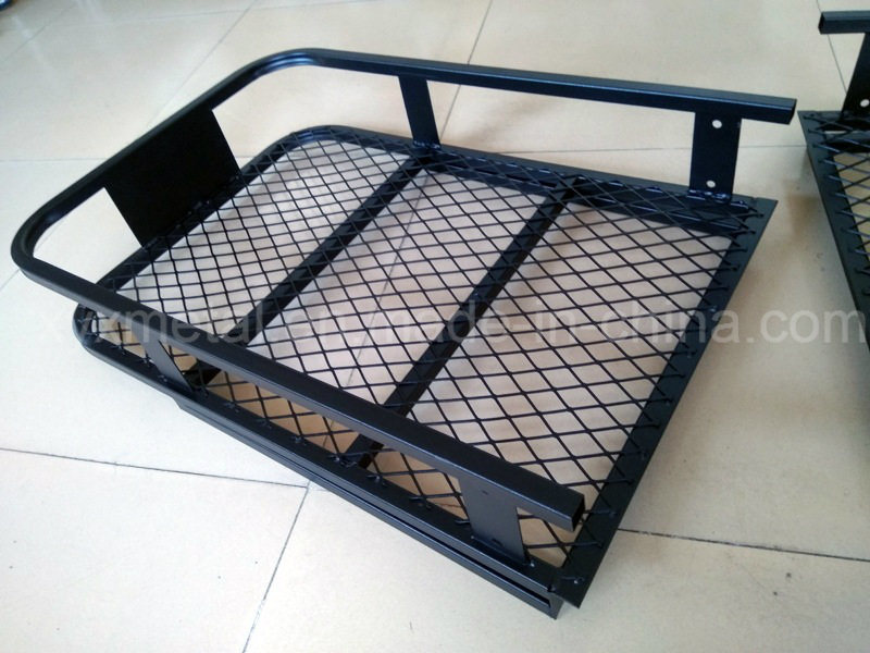 Folding Hitch Mount Cargo Basket Hauler Rack Luggage Carrier