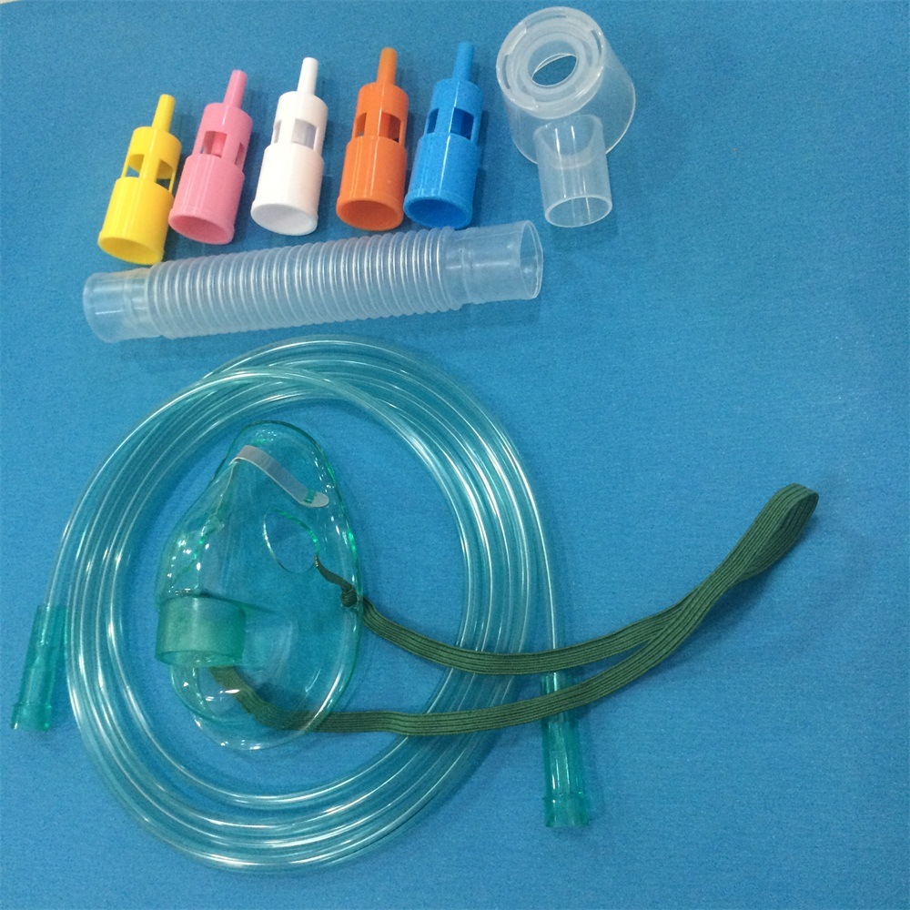 Medical Equipment Disposable and Adjustable Venturi Mask with 5 Diluters for Different Sizes