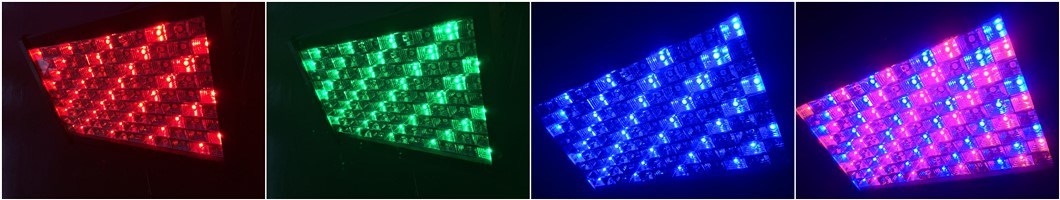 108*3W RGB LED Panel Flood Light