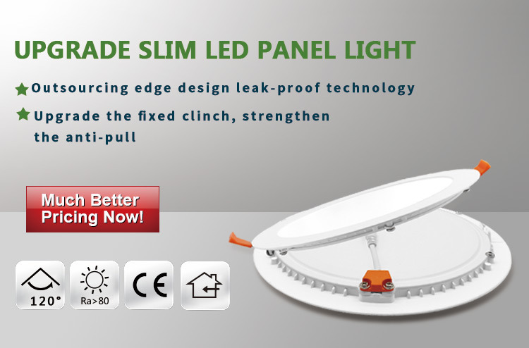 6W 12W 18watt 24W SMD Panel Lamp Ultra Thin Slim Downlight LED