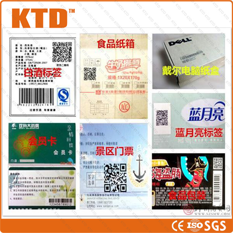 Ce ISO Certificate Automatic Qr Printer Machine for Tourism Entrance Ticket