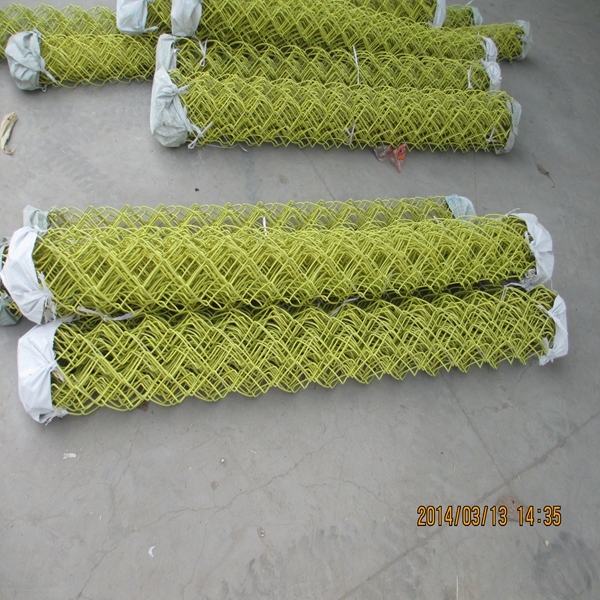 Lower Price Useful Galvanized Chain Link Fence / PVC Coated Fencing China Golden Supplier