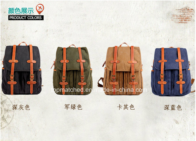 2016 New Fashion Canvas Shoulder Bag Leisure Backpack Travel Bag Men and Women Computer Laptop School Canvas Backpack