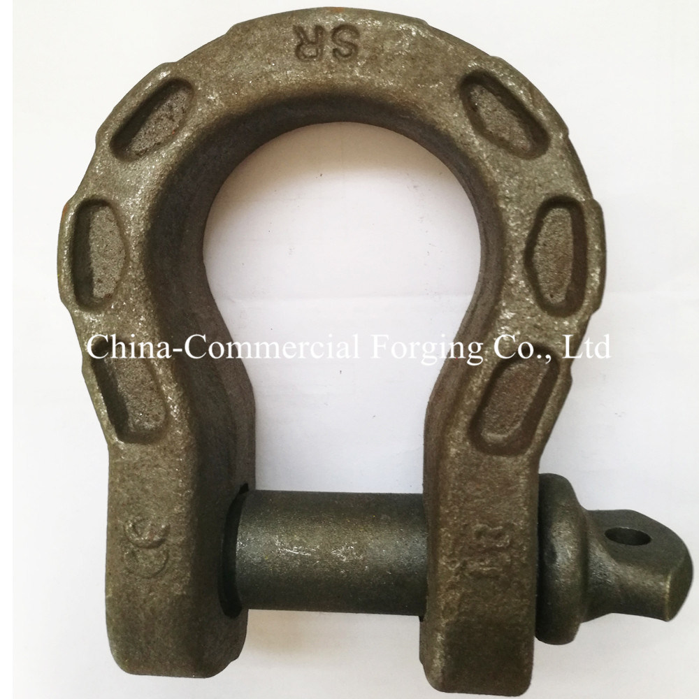 Ce ISO ANSI Confirmed Forged Steel Horseshoe Shape Rigging Marine Shackle