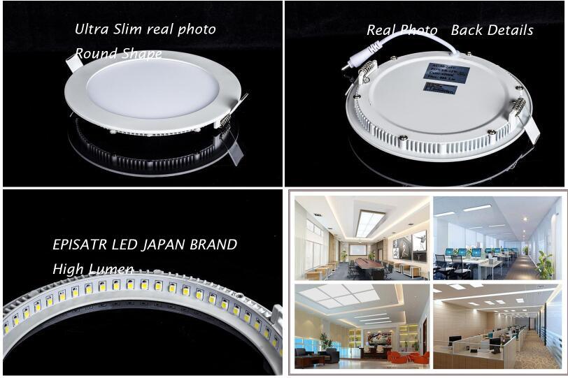 6W LED Lighting Panel Round LED Downlight 2years Warranty