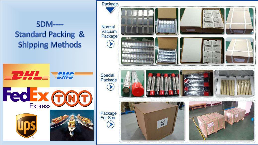 Free Samples ISO/Ts 16949 Certificated N52 Strong Powerful Neodymium Cylinder Magnets
