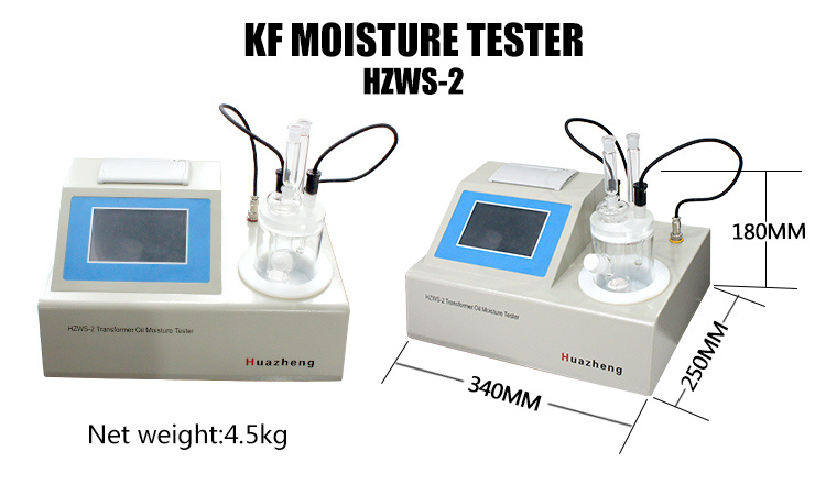 China Auto Karl Fischer Transformer Insulating Oil Water Content Testing