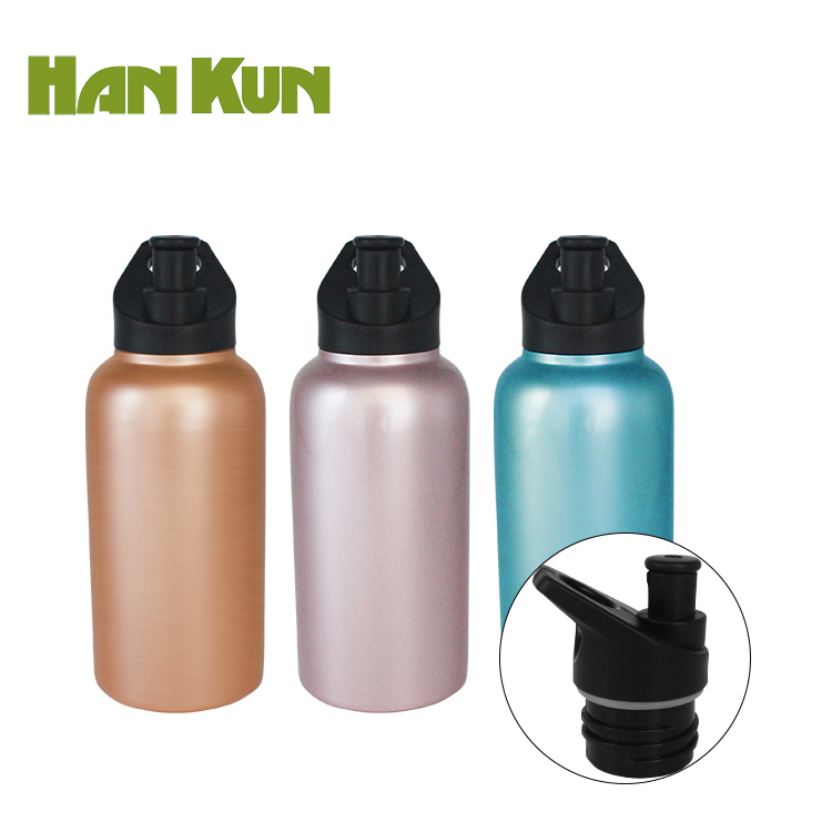 Double Wall Kids Stainless Steel Flask with Metal Lid