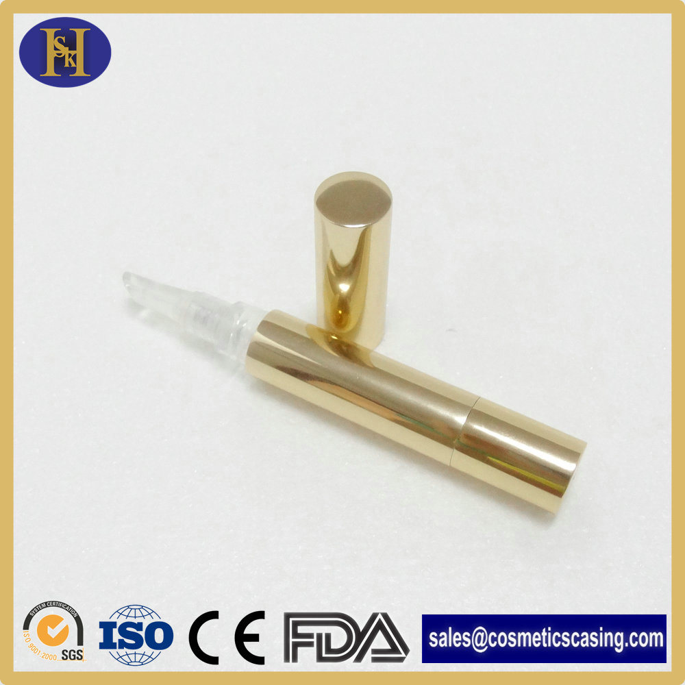 5ml 10ml Teeth Gold Aluminum Whitening Cosmetic Airless Pen