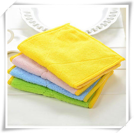 High Quality Cleaning Cloth Double Use Microfiber Cloth for Multipurpose