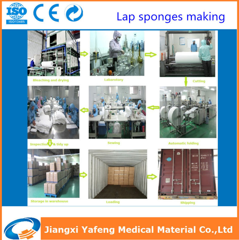 Non-Washed Laparotomy Sponges for Surgical Use (sterile or non-sterile)