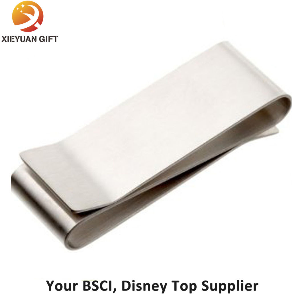 Blank Metal Money Clip with Nickel Plating