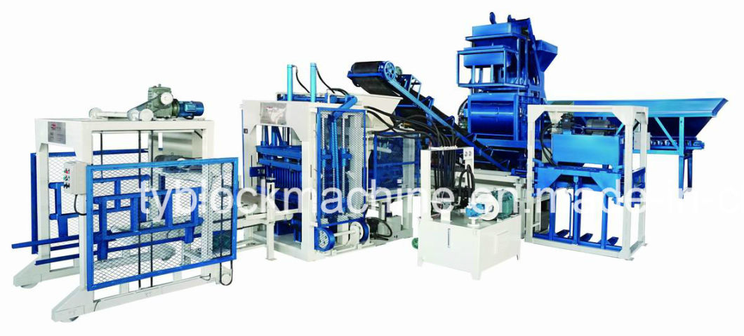 Qt10-15 Multi-Function Hydraulic Automatic Concrete Interlock Brick Machine