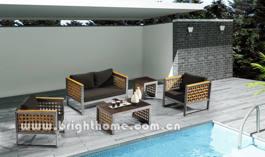 Outdoor Wicker Textilene Weaving Sofa Set Furniture