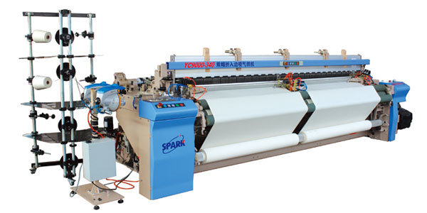 Double Nozzle Air Jet Energy Saving Loom