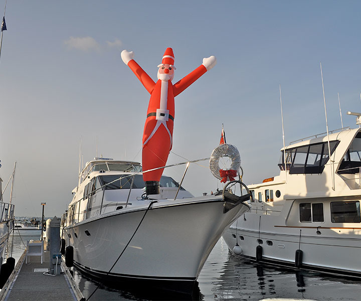 Santa Claus Inflatable Air Dancer for advertisement