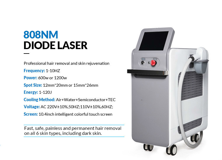 2018 Upgraded Professional Laser Hair Removal Machine for Sale/ Permanent Hair Removal by Laser