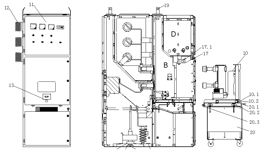 Hv. Metal-Clad Withdrawable Electrical Switchgear