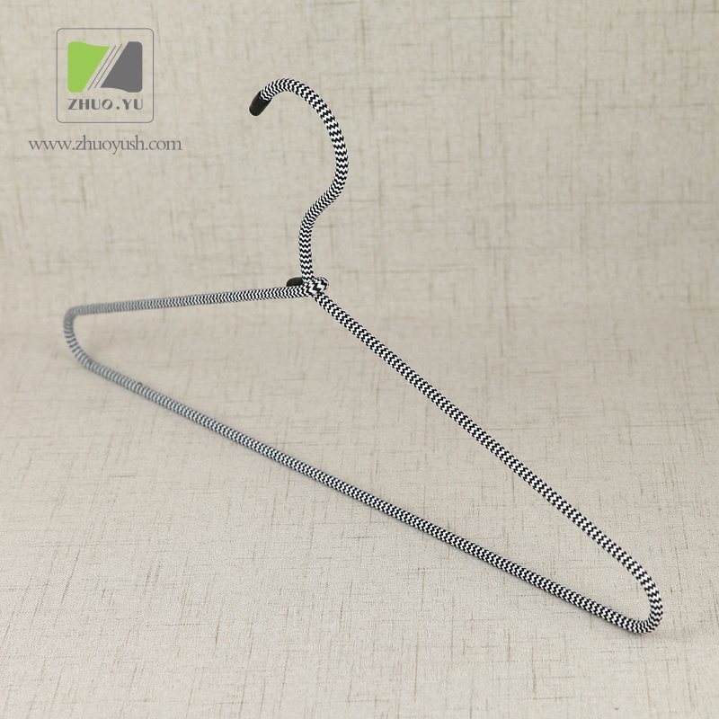 Fabric Wrapped Metal Laundry / Garment Hangers for E-Commerce Platform