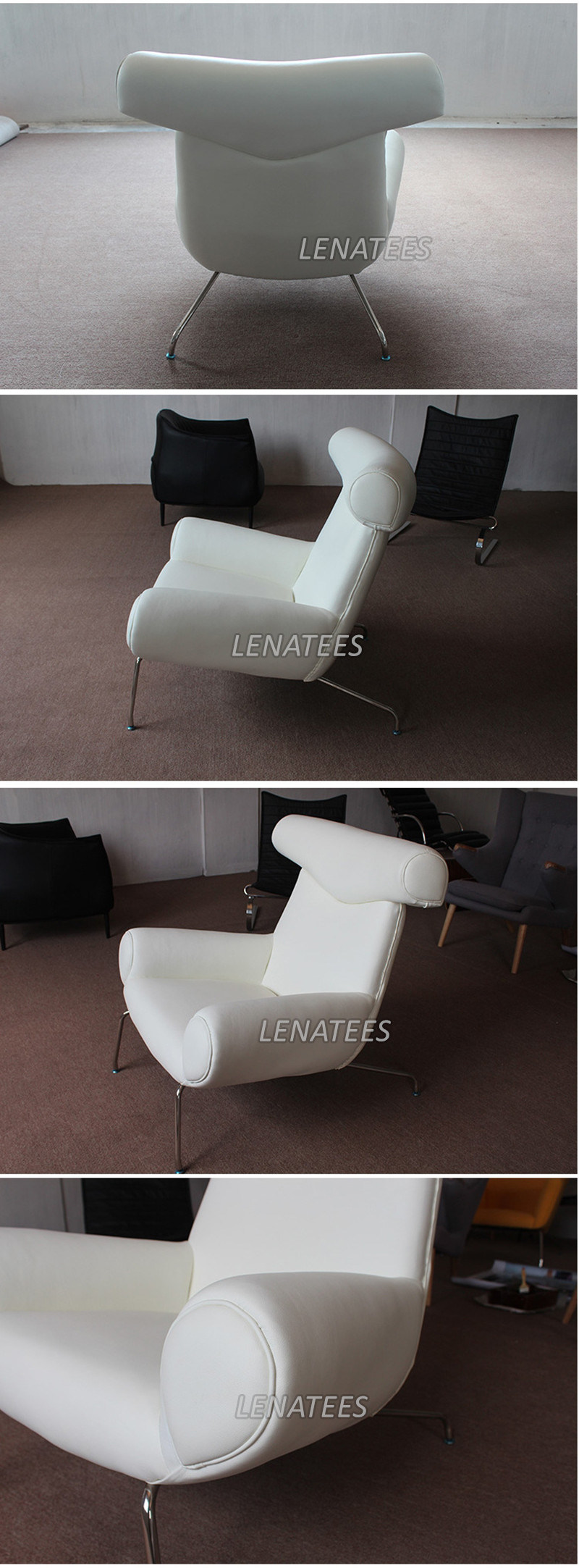DC1017 Popular Designer Furniture Eames Lounge Chair Ox Chair