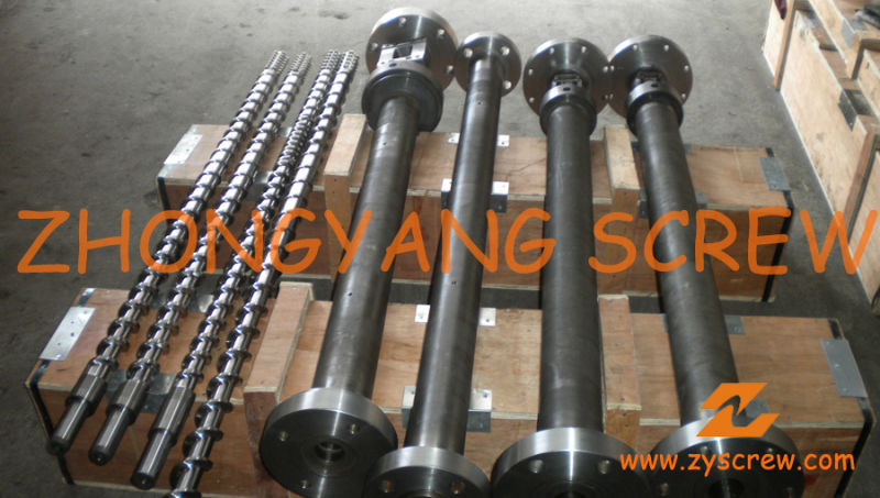 Single Extruder Screw Barrel for Plastic Recyling Screw Extruder Machine