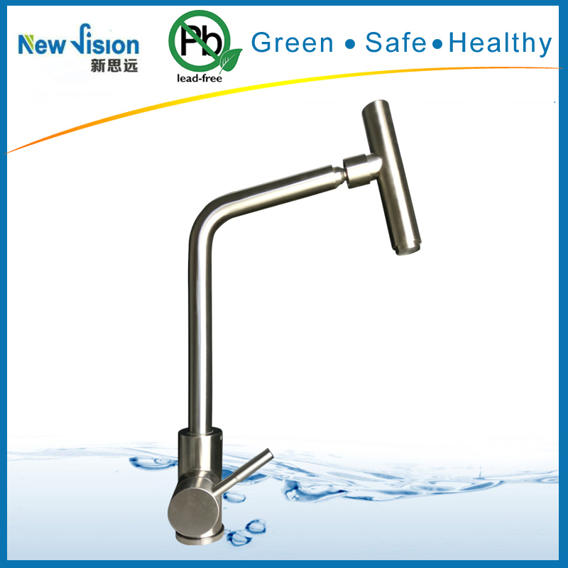 High Quality 304 Stainless Steel Kitchen Mixer in Sanitary Ware