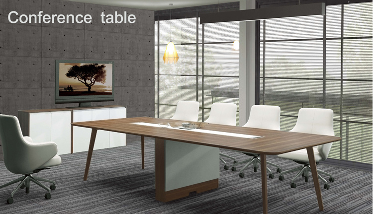 MDF with Melamine Top Conference Table for Meeting Room