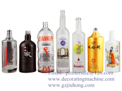 4 Color Glass Wine Bottle Screen Printing Machine/Screen Printer