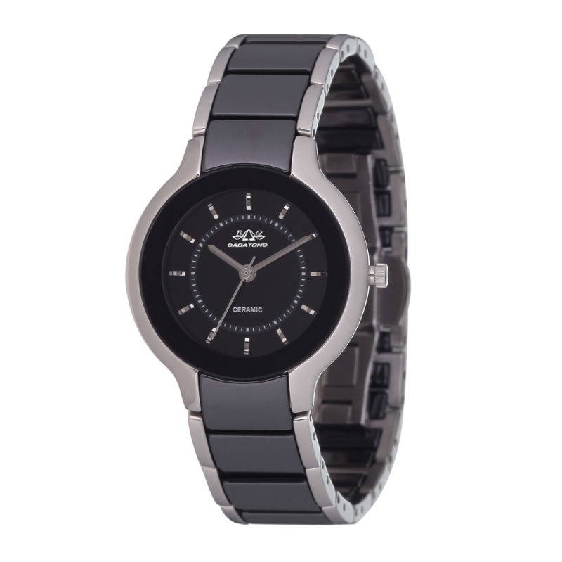 OEM Hot Selling Quartz Watch Slim Case Wrist Watch for Men and Women Ceramic