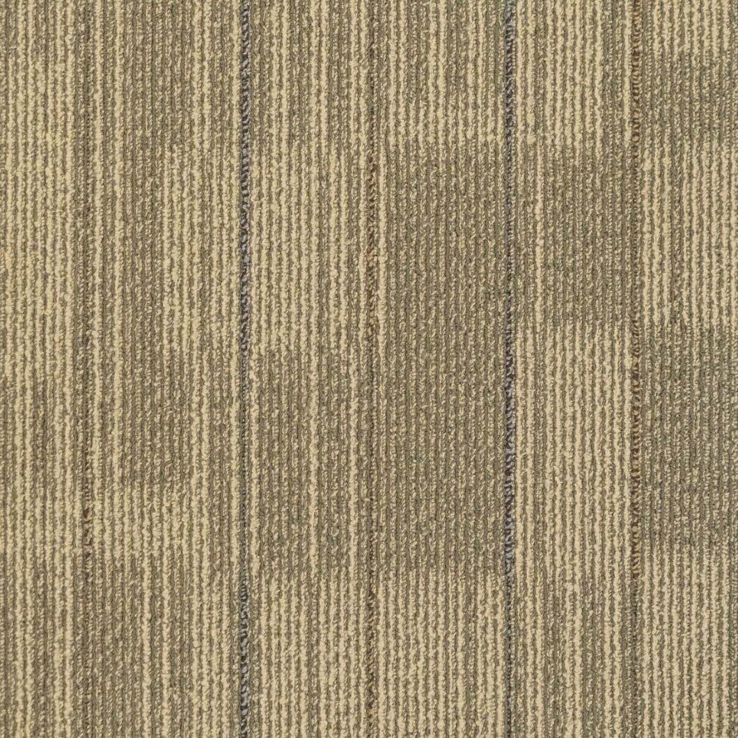 Decorative 50X50cm Fireproof Commercial Nylon Carpet Tile