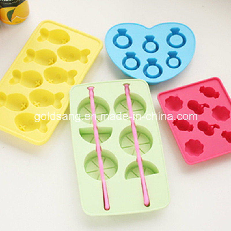 Various and Colorful Silicone Ice Cube Tray/ Cake Mould