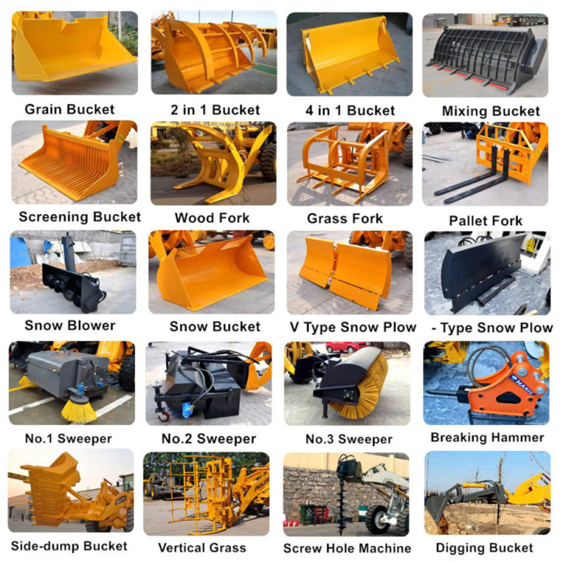 2000kg Rated Load Mini Wheel Loader (ZL20F)