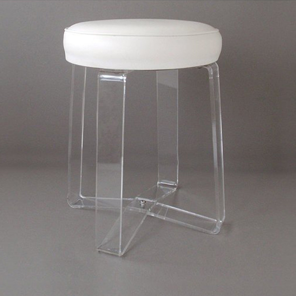 Transparent Chair Commercial Furniture Waterproof Luxury Transparent Acrylic Bar Stools