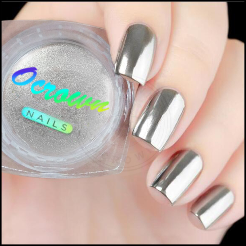 Shining Mirror Aluminium Powder Nail Flipflop Mirror Chrome Pigment