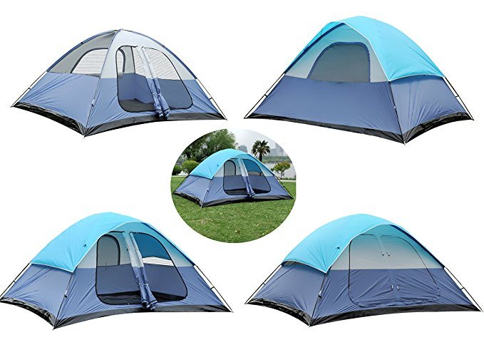 Large Family Camping Tent Lightweight Backpacking Traveling Tent